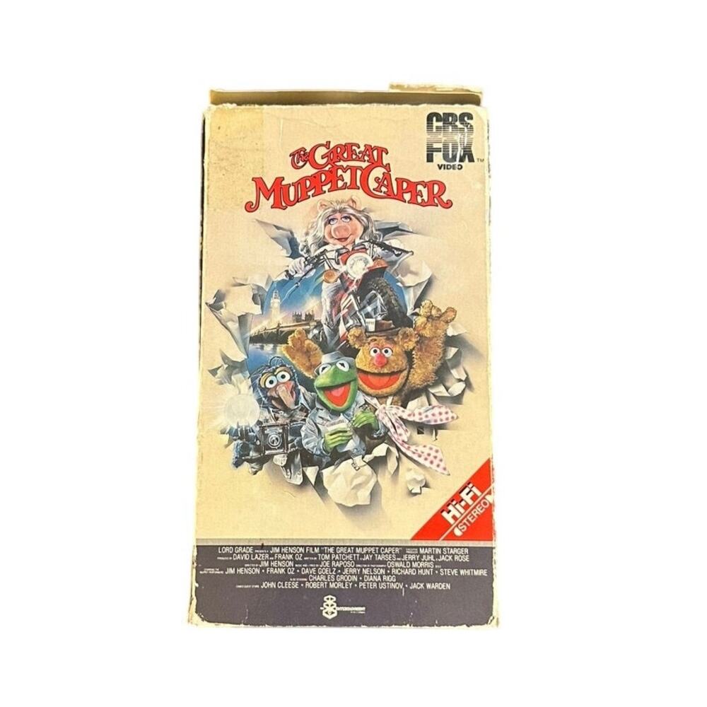 The Great Muppet Caper VHS Tape